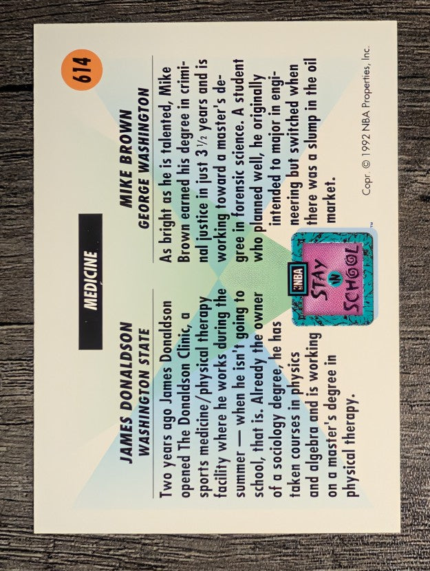 1991-92 SkyBox #614 Medicine