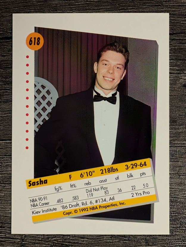 1991-92 SkyBox #618 Alexander Volkov