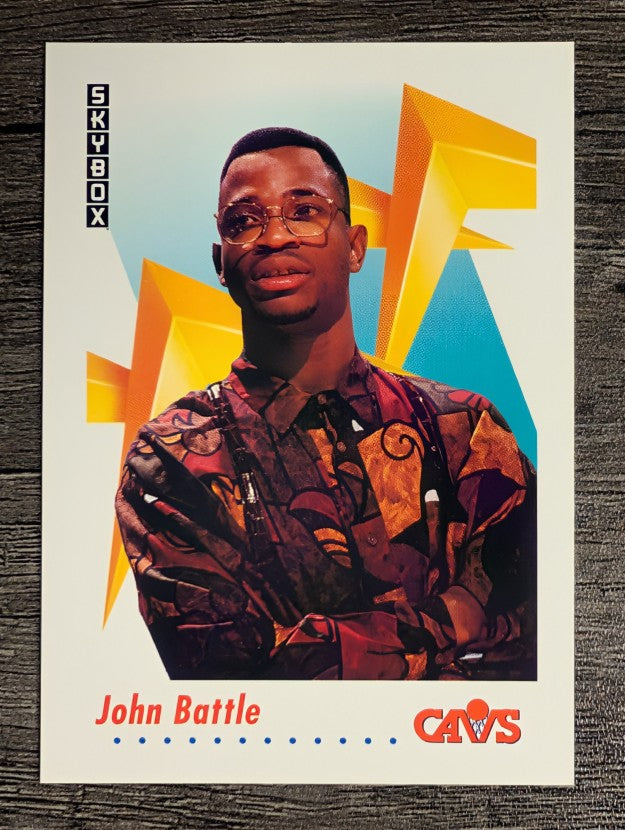 1991-92 SkyBox #621 John Battle