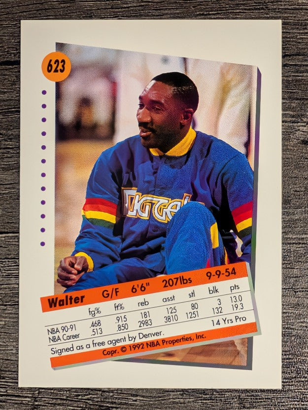 1991-92 SkyBox #623 Walter Davis