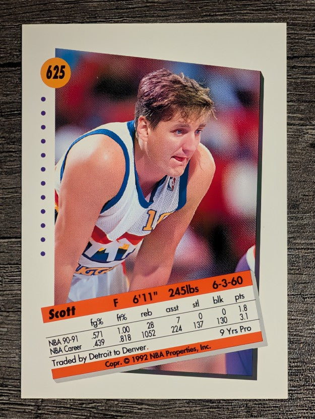 1991-92 SkyBox #625 Scott Hastings