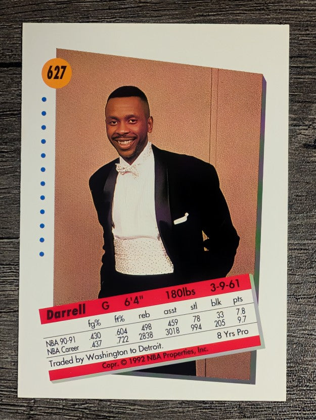1991-92 SkyBox #627 Darrell Walker