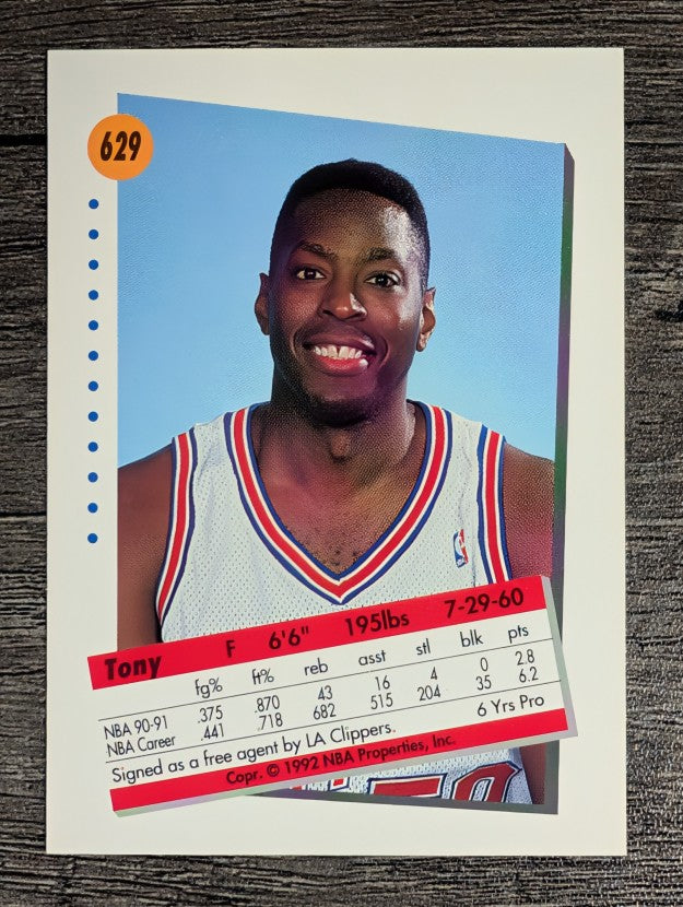 1991-92 SkyBox #629 Tony Brown