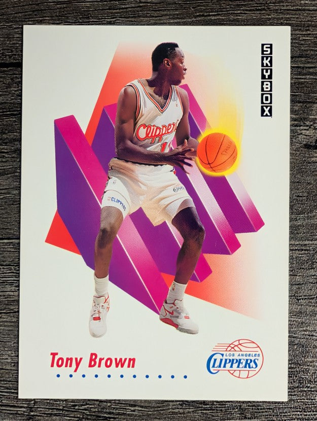 1991-92 SkyBox #629 Tony Brown