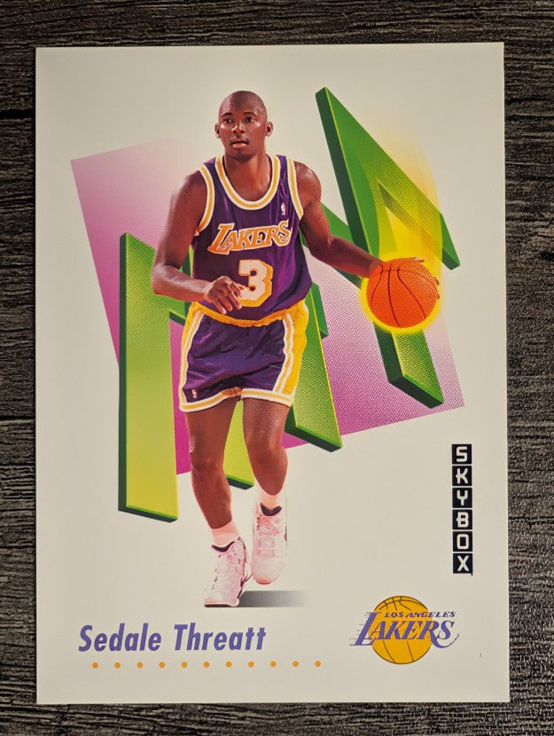 1991-92 SkyBox #633 Sedale Threatt