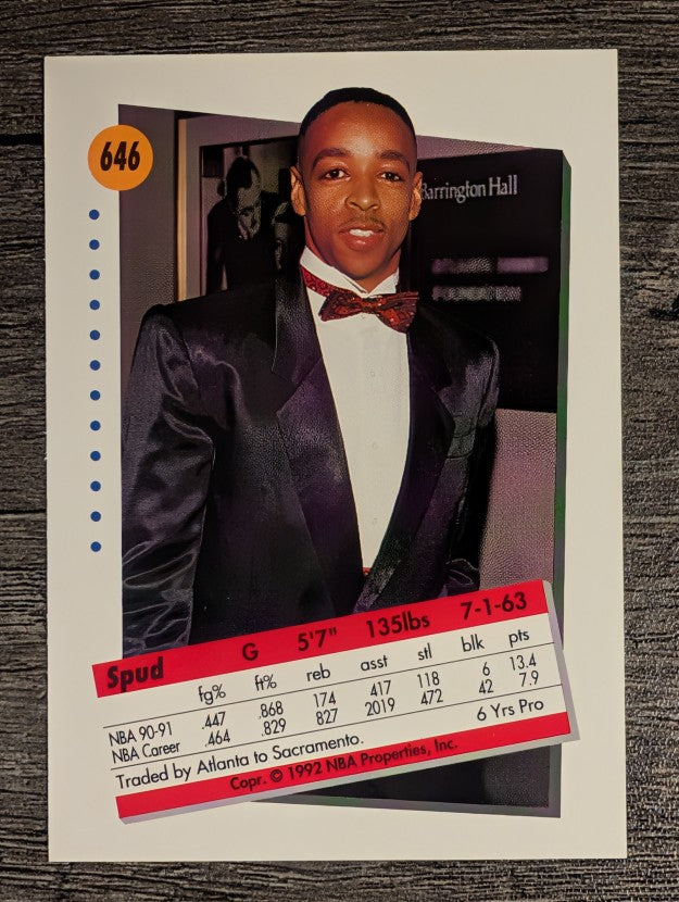 1991-92 SkyBox #646 Spud Webb