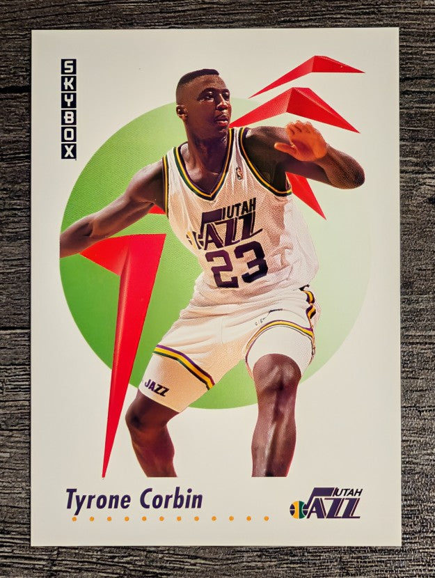 1991-92 SkyBox #649 Tyrone Corbin