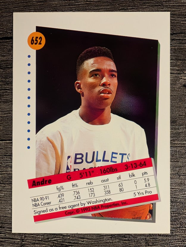 1991-92 SkyBox #652 Andre Turner