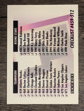 1991-92 SkyBox #656 Checklist Y/459-512