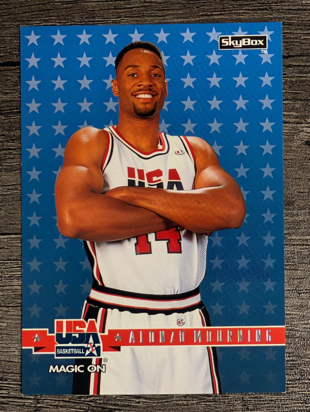 1994 SkyBox USA #6 Alonzo Mourning/Magic On