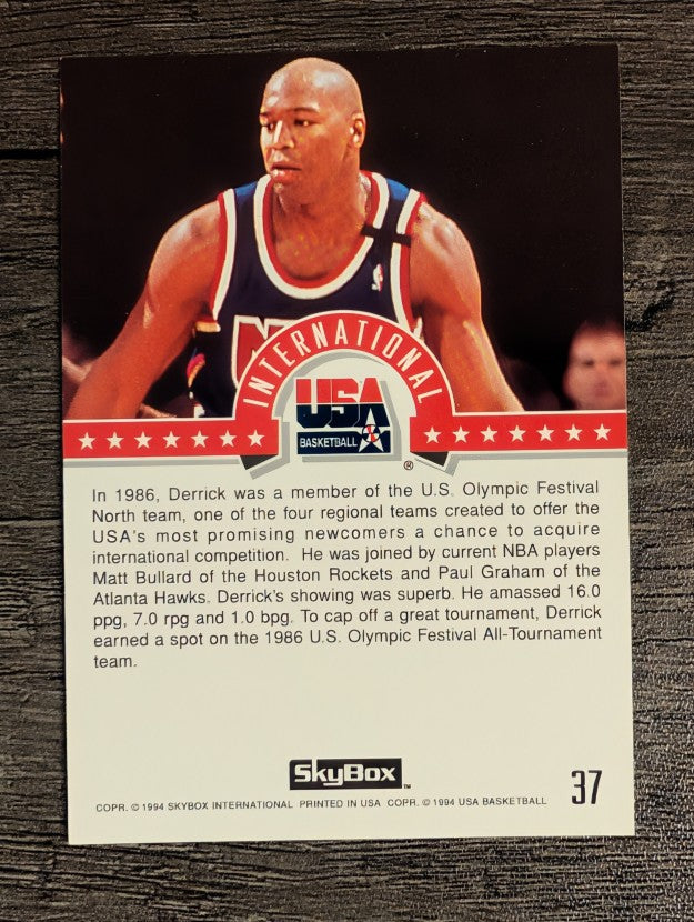 1994 SkyBox USA #37 Derrick Coleman/International