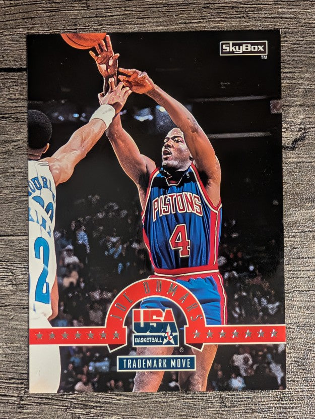 1994 SkyBox USA #53 Joe Dumars/Trademark Move