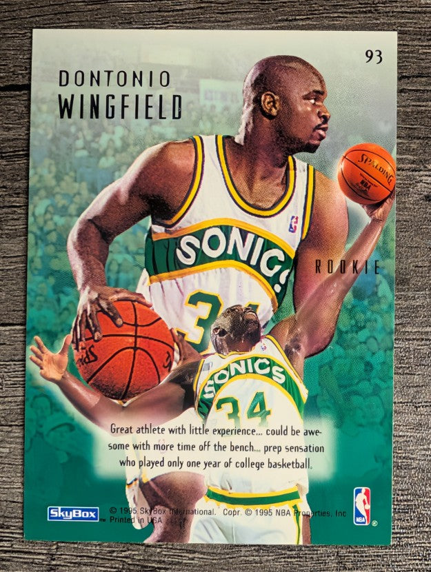 1994-95 Emotion #93 Dontonio Wingfield RC