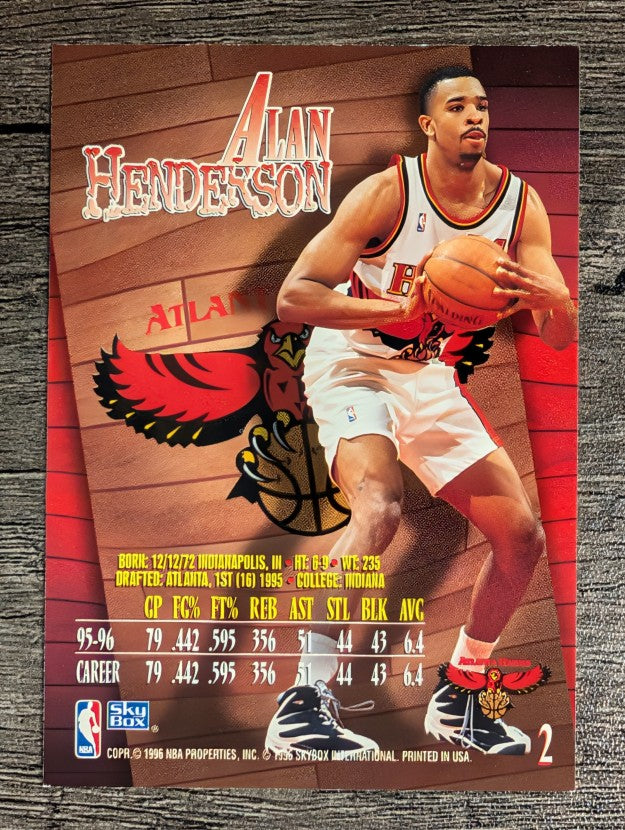 1996-97 Z-Force #2 Alan Henderson