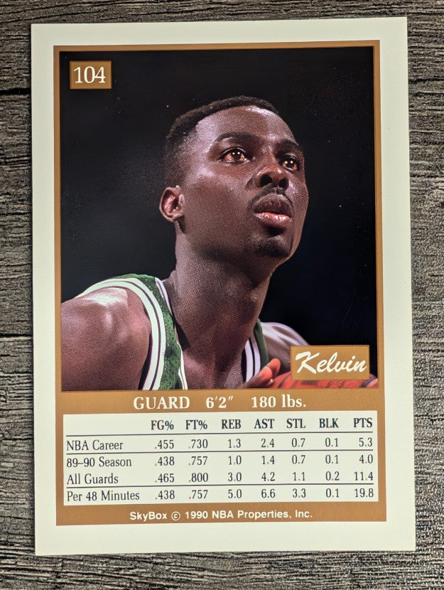 1990-91 SkyBox #104 Kelvin Upshaw SP