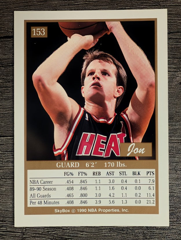 1990-91 SkyBox #153 Jon Sundvold