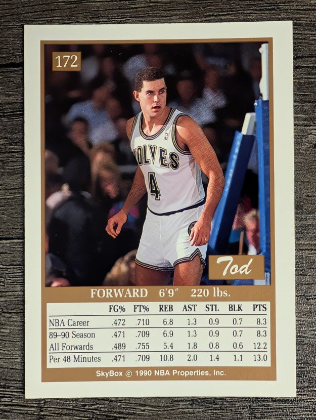 1990-91 SkyBox #172 Tod Murphy