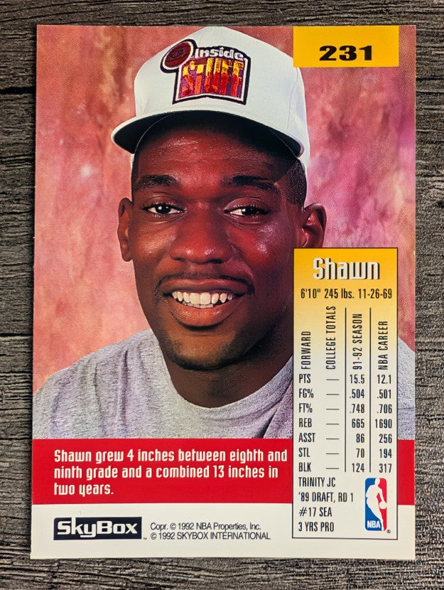1992-93 SkyBox #231 Shawn Kemp