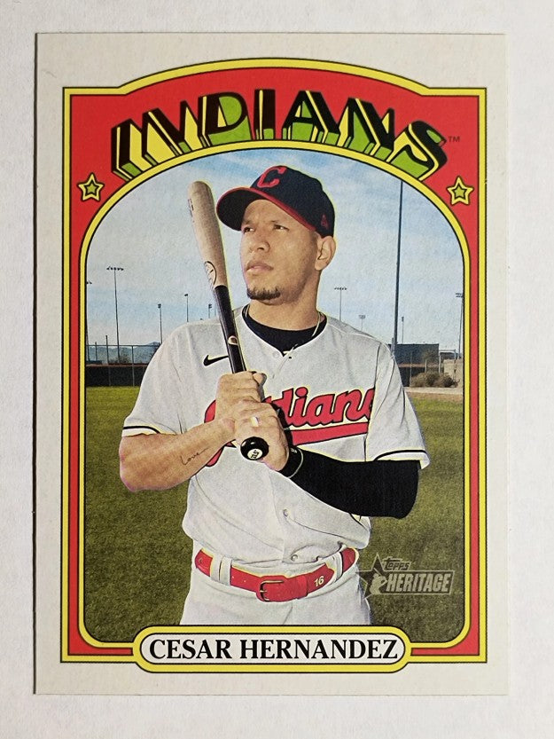 2021 Topps Heritage #270 Cesar Hernandez
