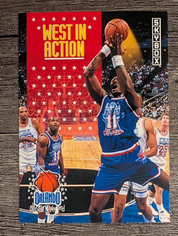 1992-93 SkyBox #313 Karl Malone/Group AS