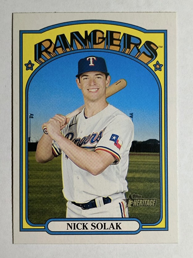2021 Topps Heritage #277 Nick Solak