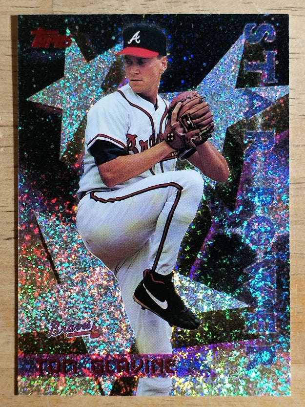 1996 Topps Power Boosters #8 Tom Glavine
