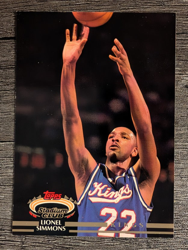 1992-93 Stadium Club #128 Lionel Simmons