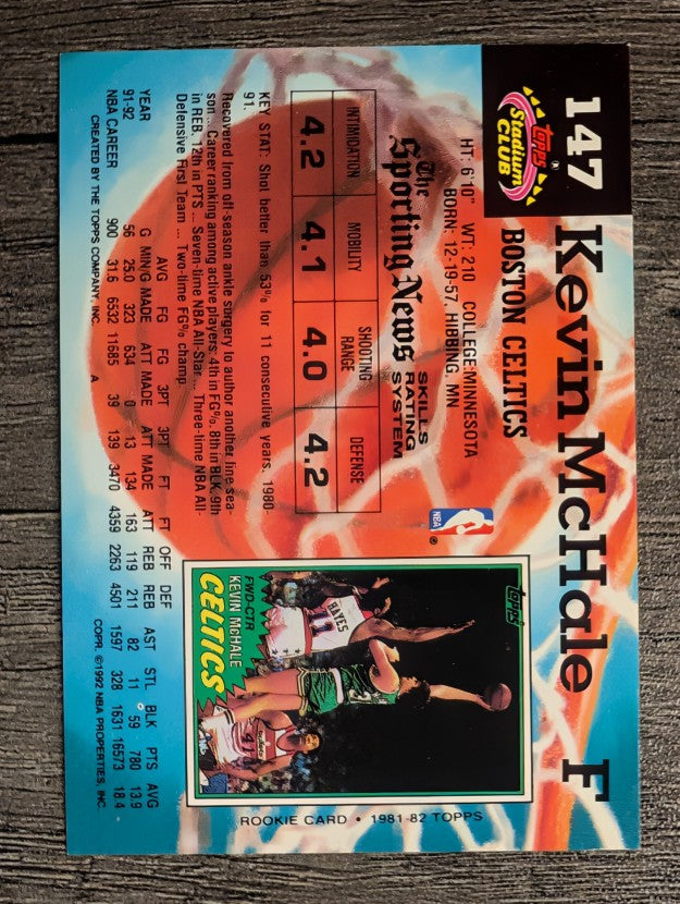 1992-93 Stadium Club #147 Kevin McHale