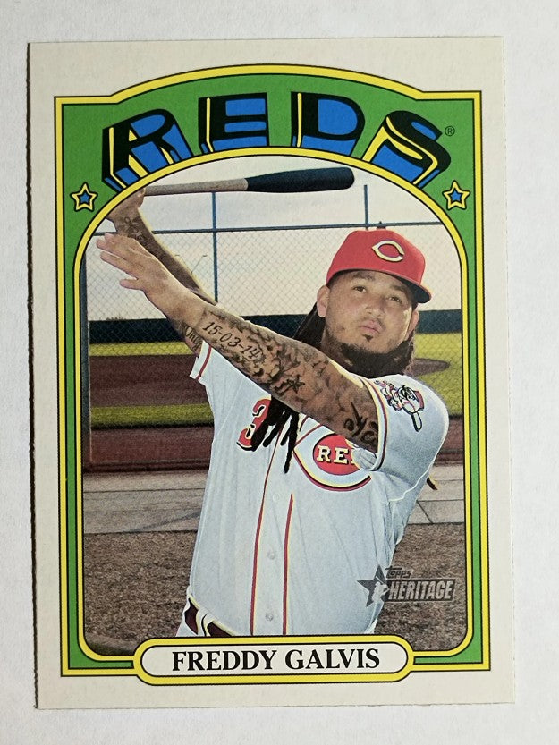 2021 Topps Heritage #283 Freddy Galvis