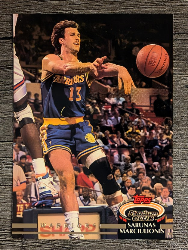 1992-93 Stadium Club #181 Sarunas Marciulionis