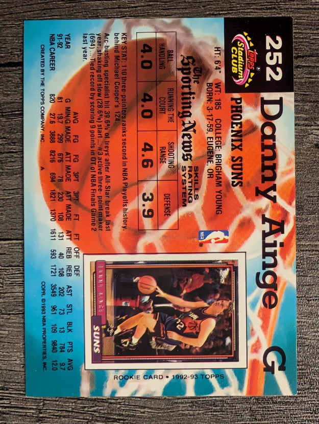 1992-93 Stadium Club #252 Danny Ainge