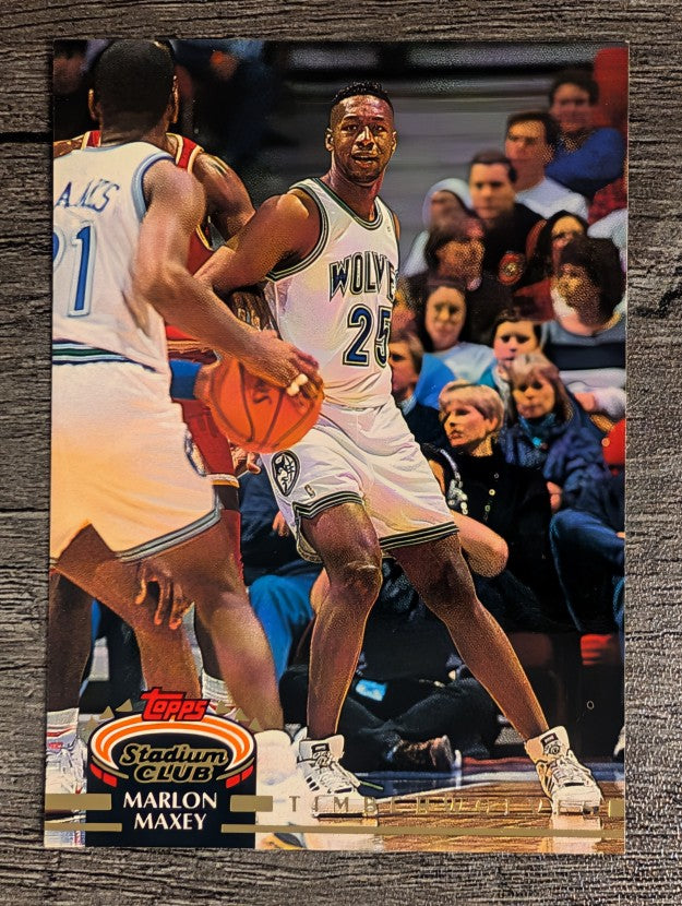 1992-93 Stadium Club #278 Marlon Maxey RC