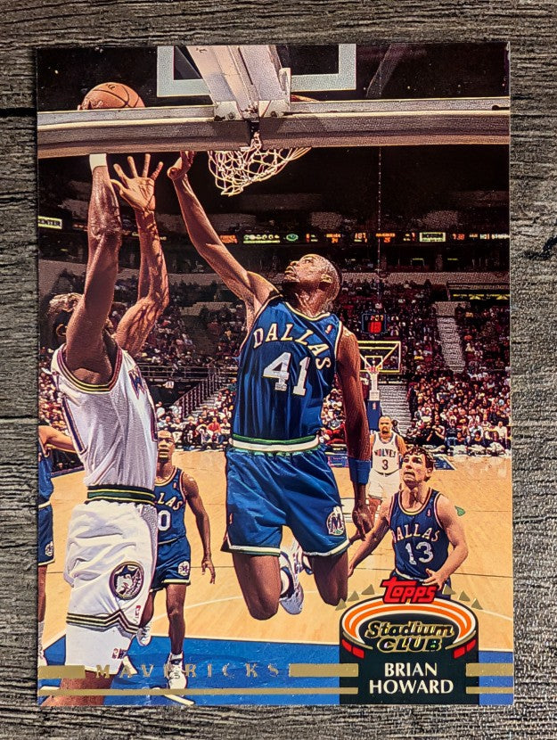 1992-93 Stadium Club #295 Brian Howard RC