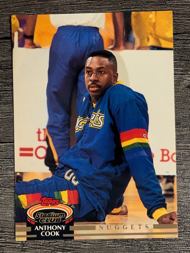 1992-93 Stadium Club #303 Anthony Cook