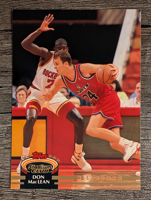 1992-93 Stadium Club #330 Don MacLean RC