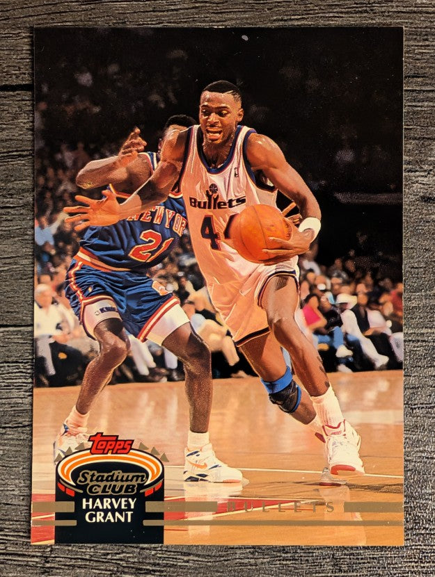 1992-93 Stadium Club #340 Harvey Grant
