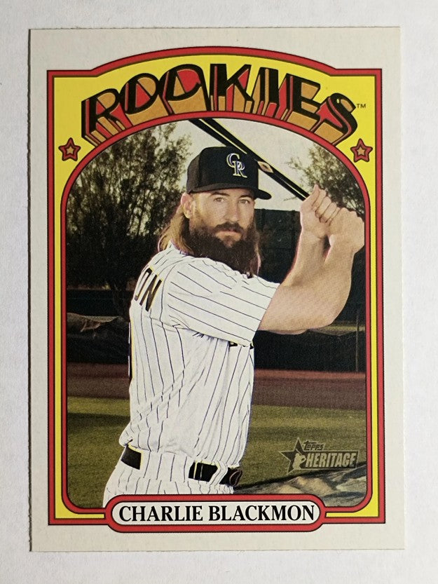 2021 Topps Heritage #305 Charlie Blackmon