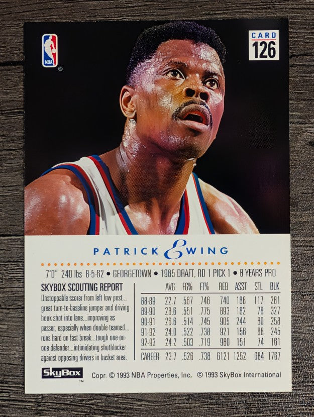 1993-94 SkyBox Premium #126 Patrick Ewing