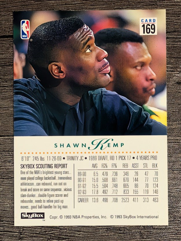 1993-94 SkyBox Premium #169 Shawn Kemp