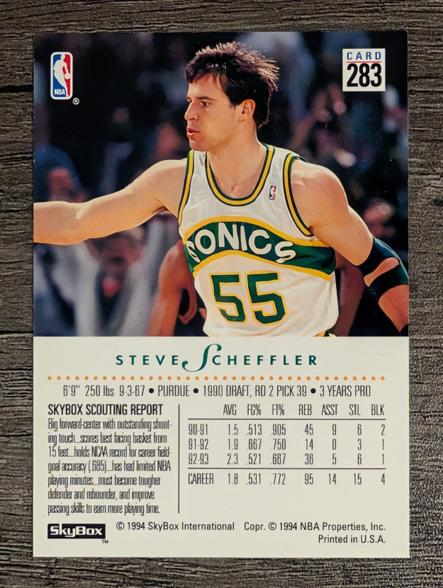1993-94 SkyBox Premium #283 Steve Scheffler