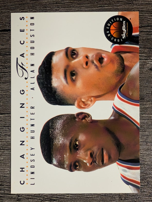 1993-94 SkyBox Premium #299 Lindsey Hunter CF/Allan Houston