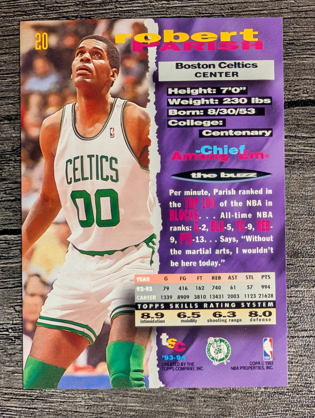 1993-94 Stadium Club #20 Robert Parish