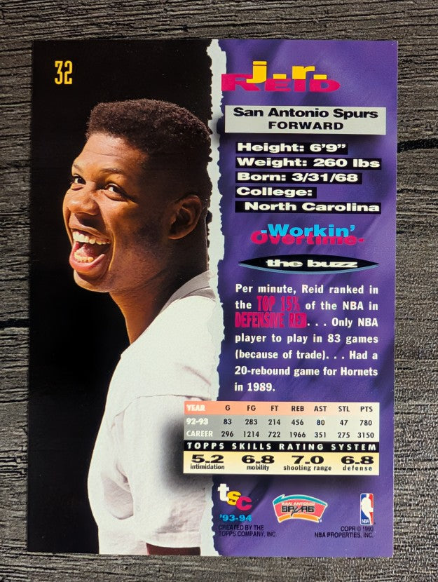 1993-94 Stadium Club #32 J.R. Reid