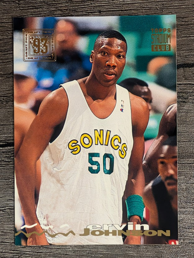 1993-94 Stadium Club #36 Ervin Johnson RC