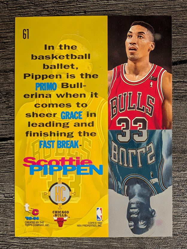 1993-94 Stadium Club #61 Scottie Pippen HC