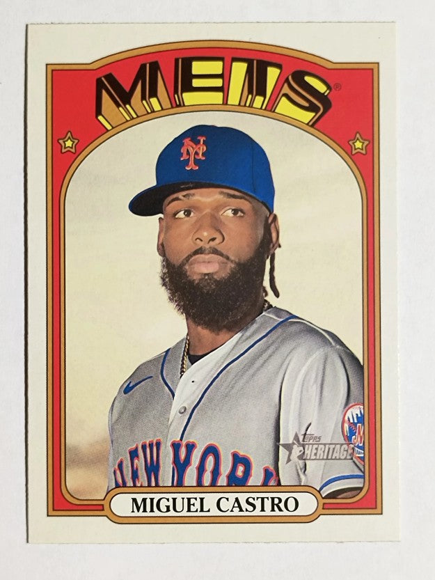 2021 Topps Heritage #311 Miguel Castro