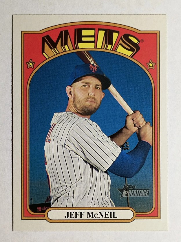 2021 Topps Heritage #316 Jeff McNeil