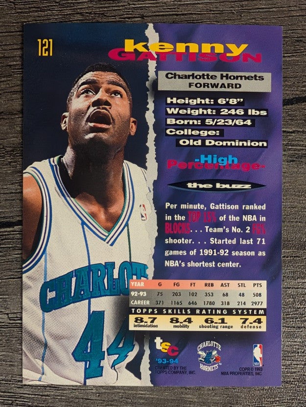 1993-94 Stadium Club #121 Kenny Gattison