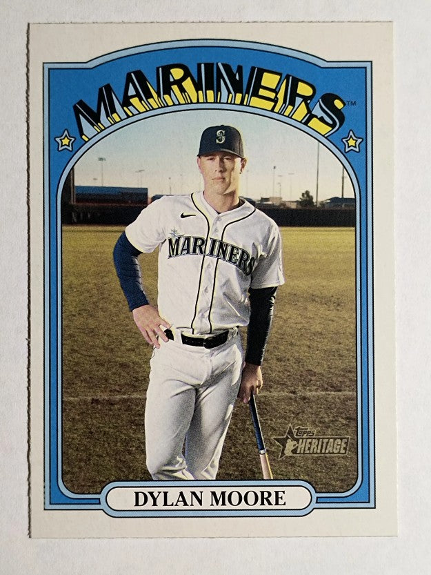 2021 Topps Heritage #320 Dylan Moore