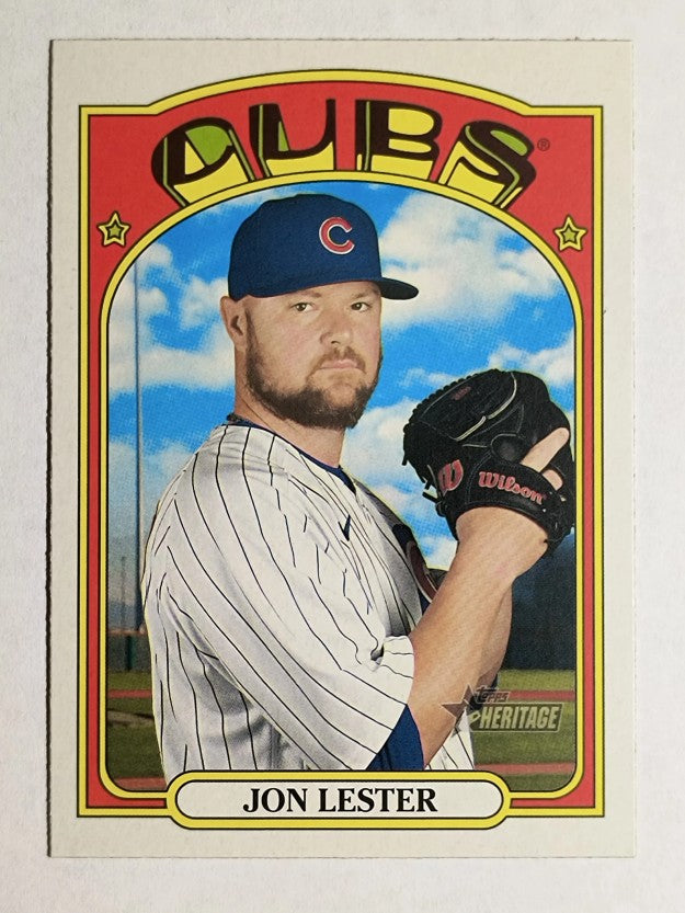 2021 Topps Heritage #326 Jon Lester
